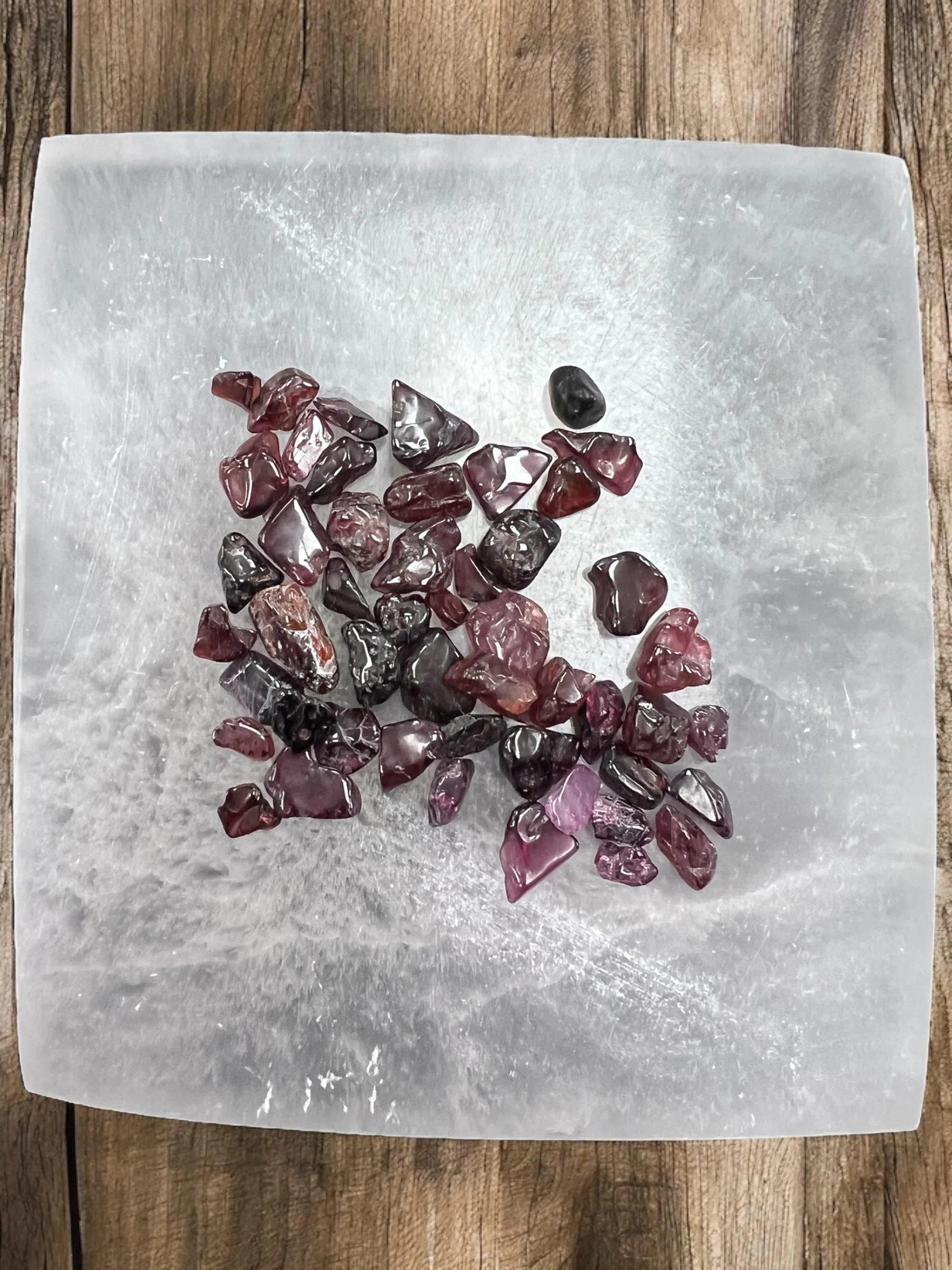 Red Garnet Gemstone Chips