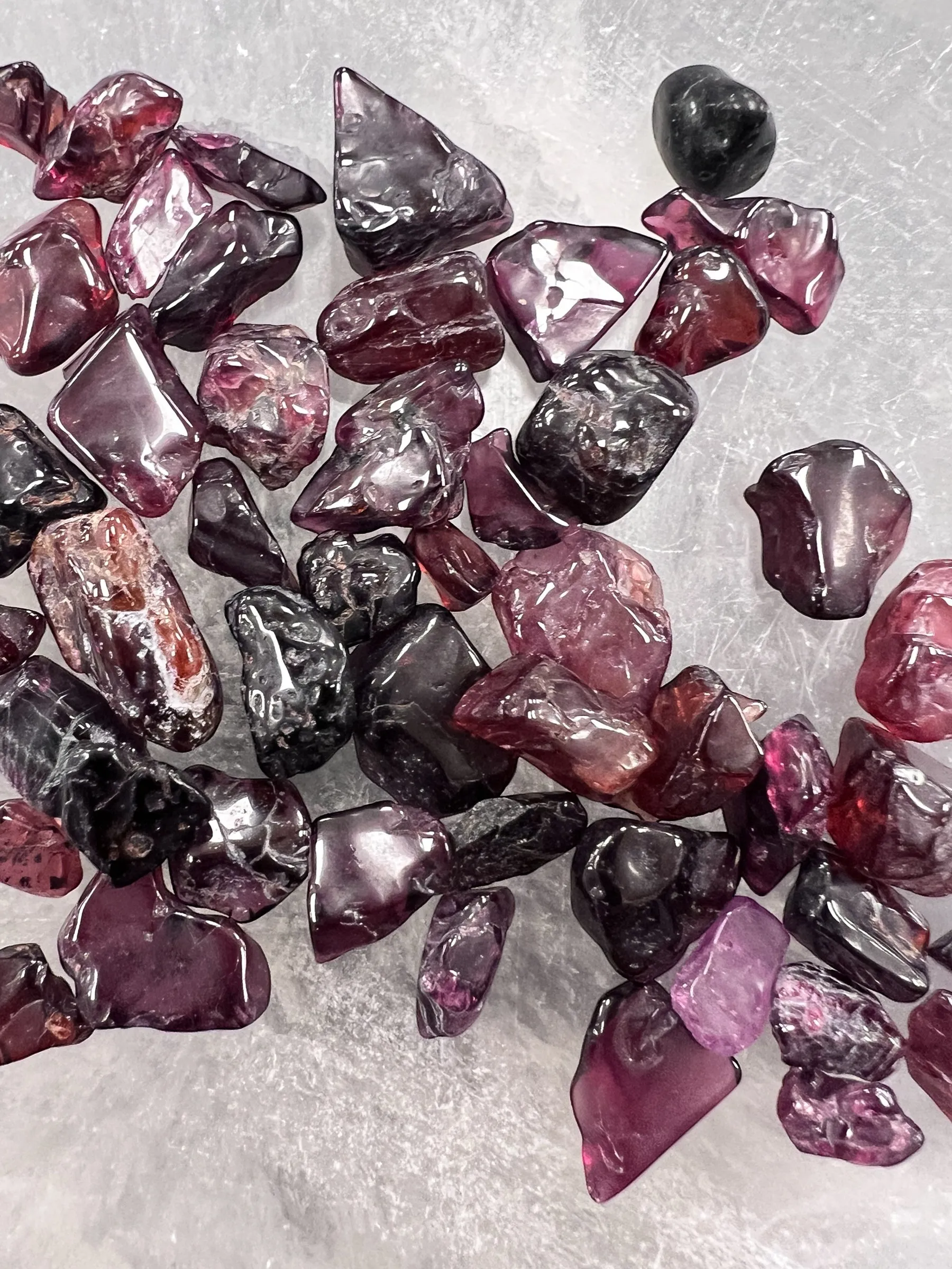 Red Garnet Gemstone Chips