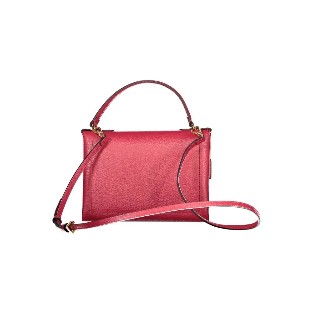 Red Polyethylene Women Handbag