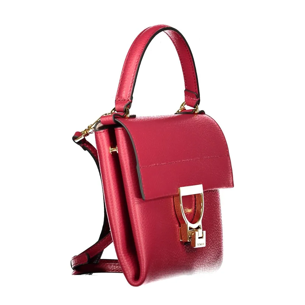 Red Polyethylene Women Handbag