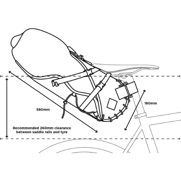 Restrap 18L Saddle Bag