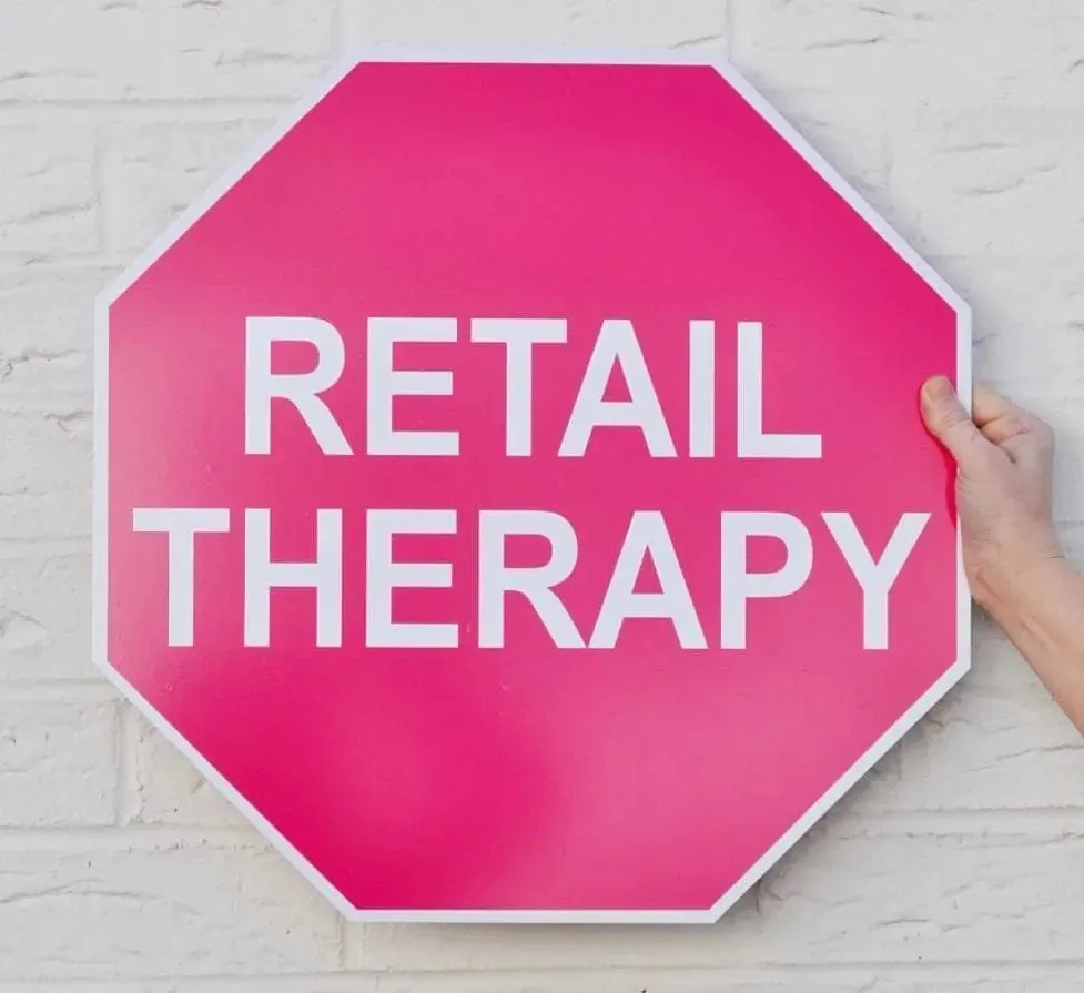 Retail Therapy Sign