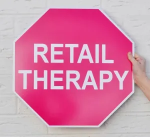 Retail Therapy Sign