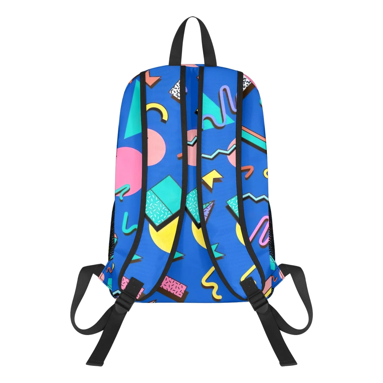 Retro Wave Blues All Over Print Leisure Sports Backpack