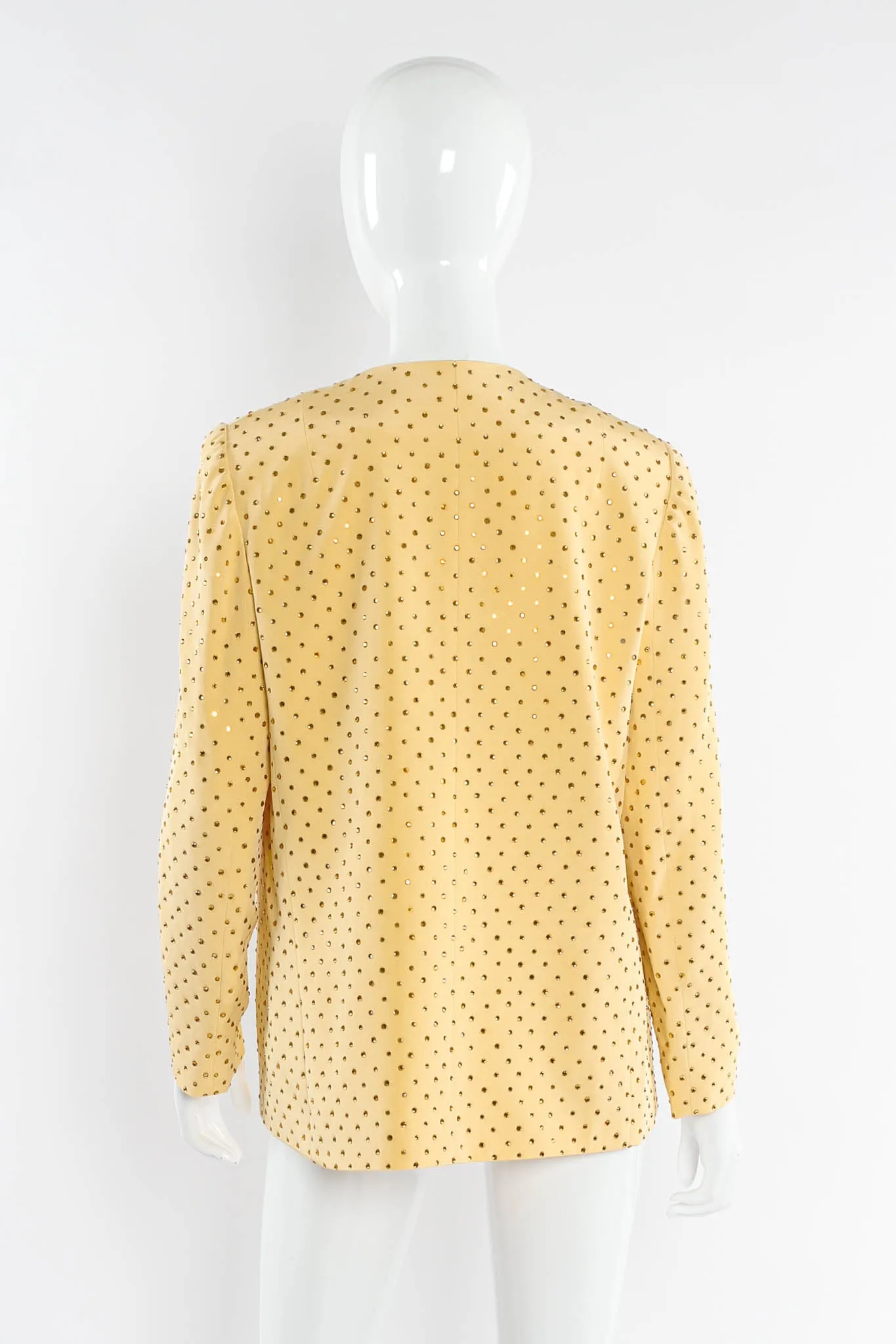 Rhinestone Silk Jacket