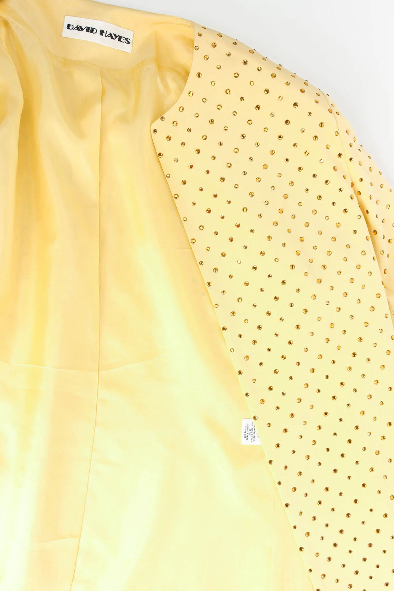 Rhinestone Silk Jacket