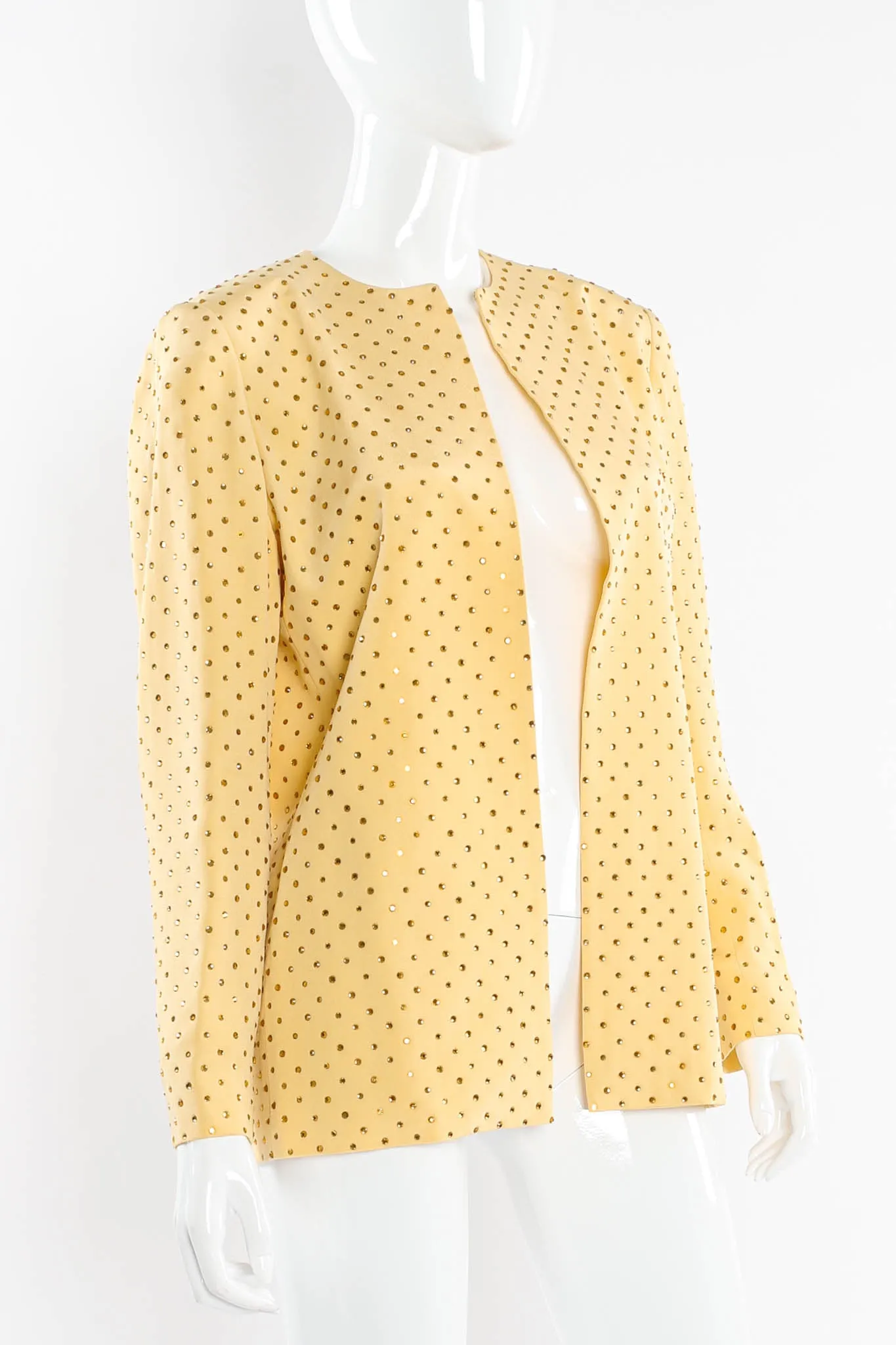 Rhinestone Silk Jacket