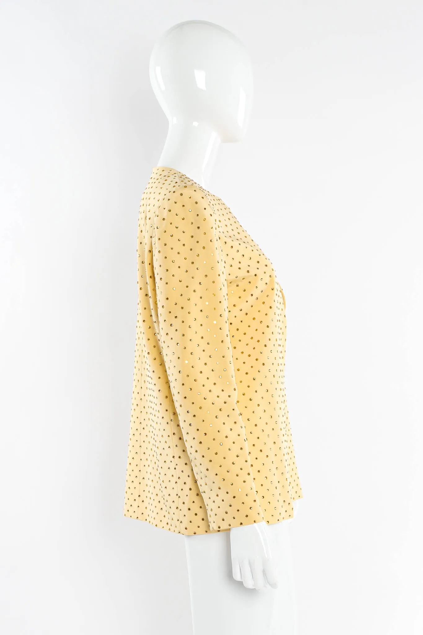 Rhinestone Silk Jacket