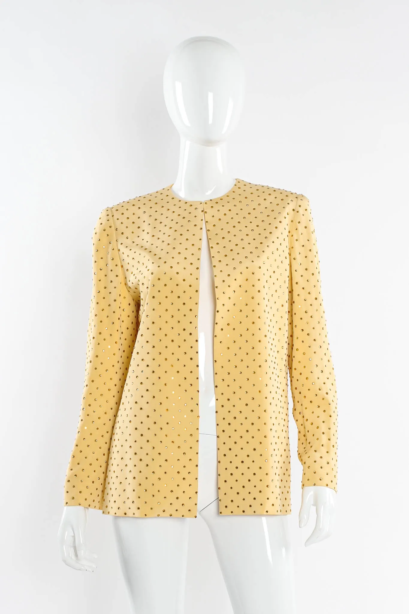 Rhinestone Silk Jacket