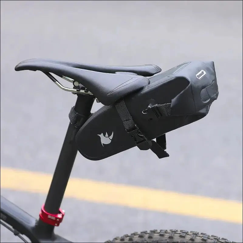 Rhinowalk 2.5l bicycle saddle bag - full waterproof seat bag for mtb road repair tools - bike tail
