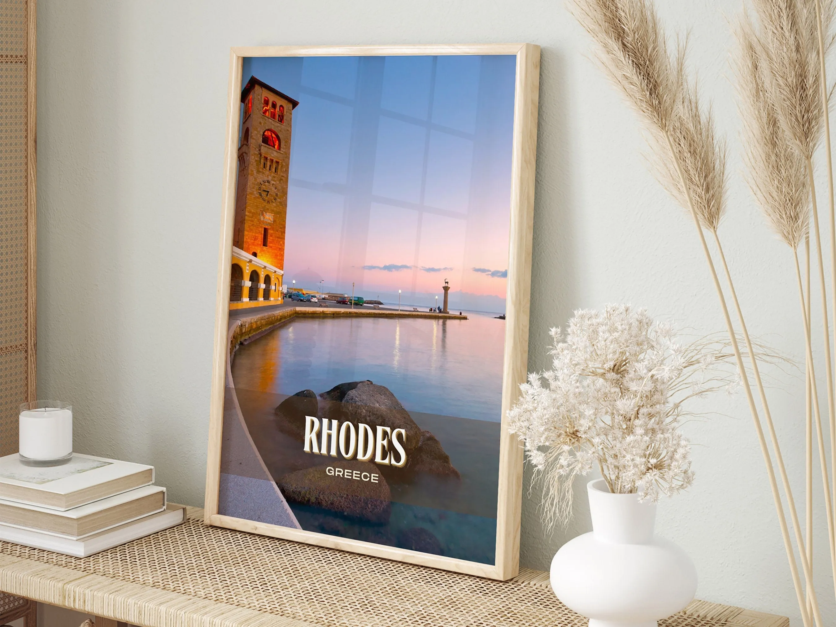 Rhodes Retro Wall Art, USA