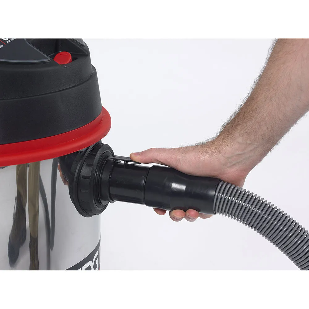 RIDGID 50353 1610RV 16 Gal Red Stainless Steel Wet/Dry Vac