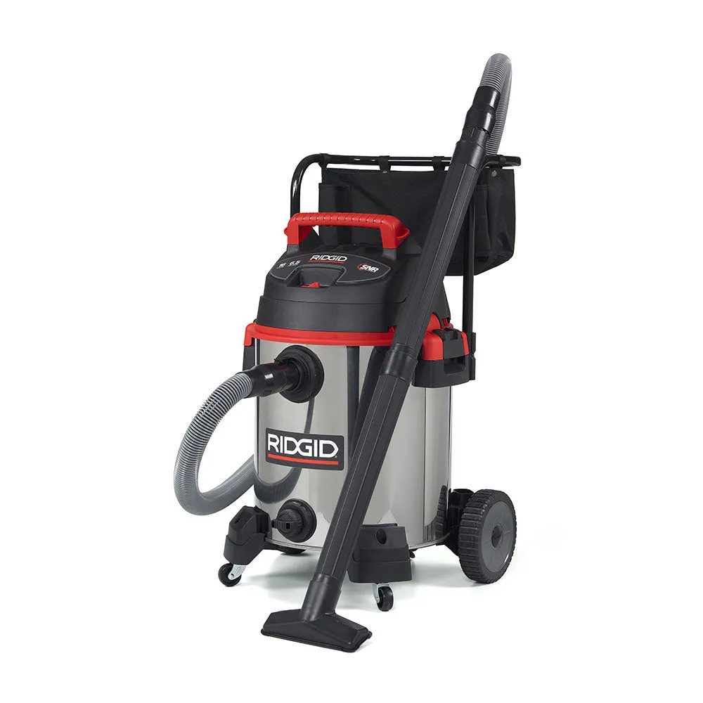 RIDGID 50353 1610RV 16 Gal Red Stainless Steel Wet/Dry Vac