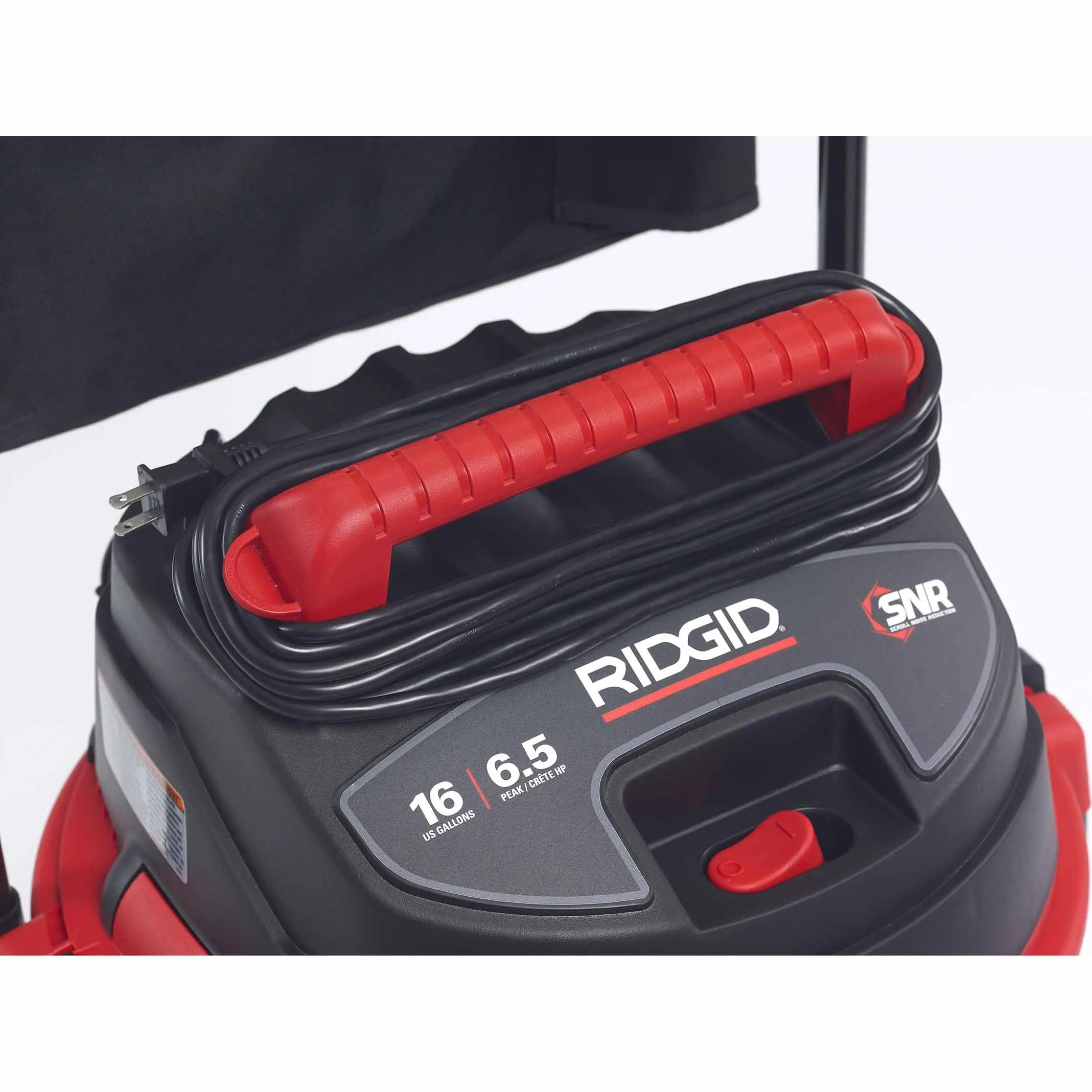 RIDGID 50353 1610RV 16 Gal Red Stainless Steel Wet/Dry Vac