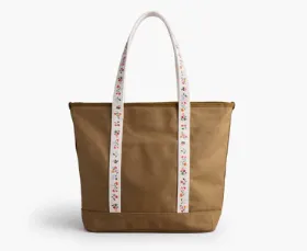 Rifle Paper Ditsy Dahlia Canvas Carry All