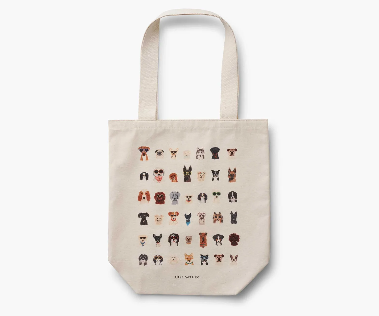Rifle Paper Dog Days Canvas Tote Bag