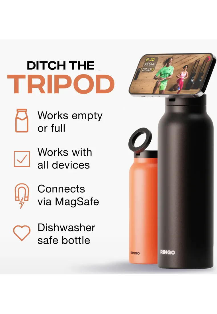 Ringo The MagSafe® Water Bottle 32oz   Free Magnetic Booster Ring