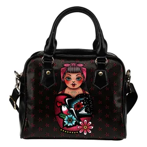 Rockabilly Nautical Star Traditional Tattoo Style Purse