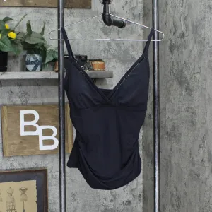 Rod Beattie Behind The Seams Over the Shoulder Tankini RBSM22496 Black 10