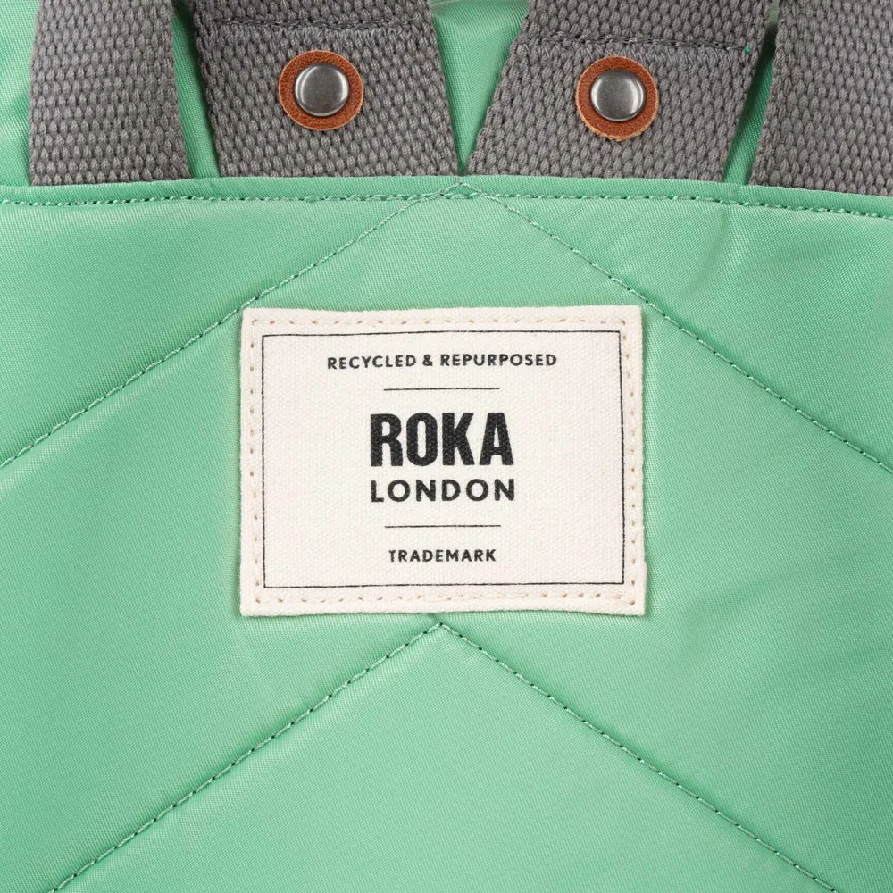 Roka Bantry B Recycled Nylon (Small) Matcha Bag
