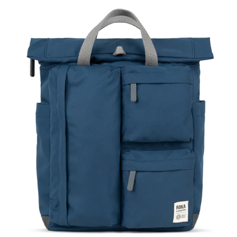 Roka Waterhouse Recycled Canvas Deep Blue Bag