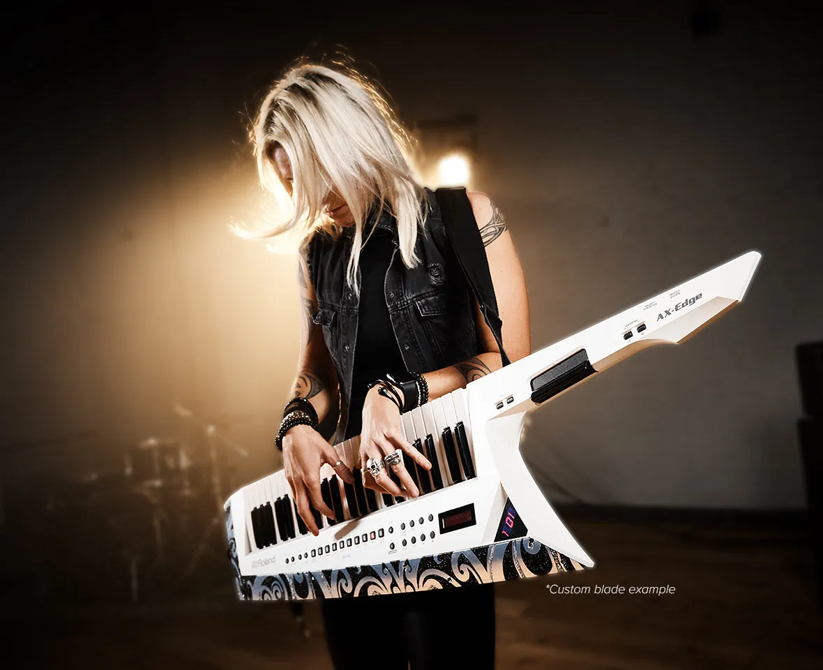Roland AX-EDGE-W Keytar Shoulder Keyboard Controller - White