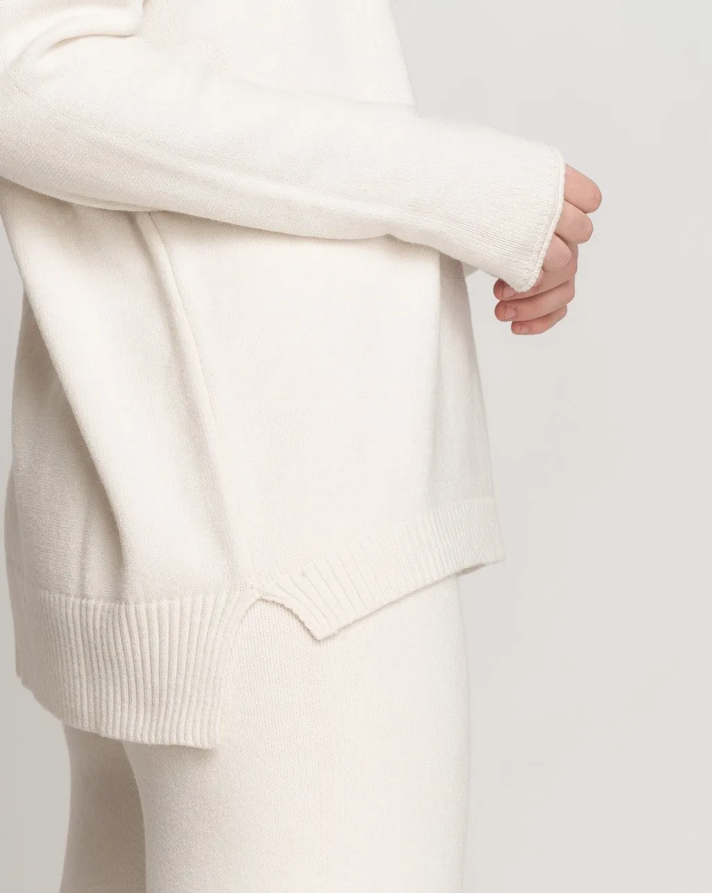 Rolled Turtleneck Sweater