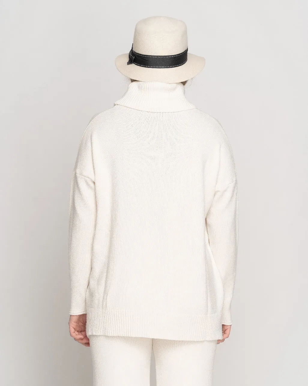 Rolled Turtleneck Sweater