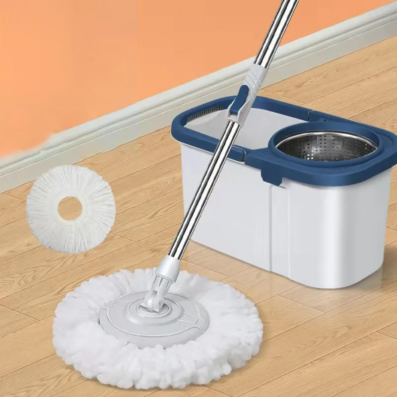 Rotary Mop Hand Free Household One Clean Flat Absorbent Mop