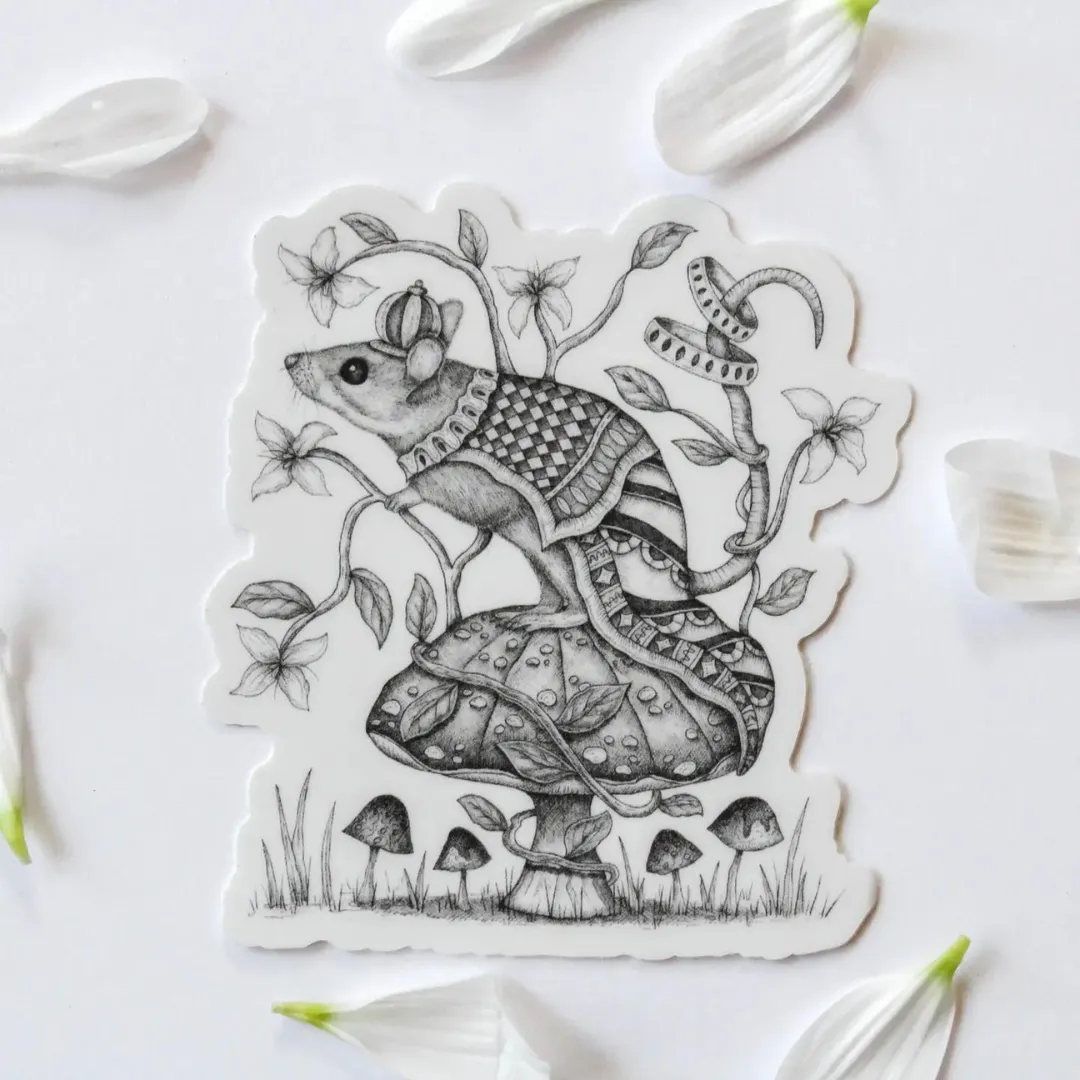 Royal Ringbearer Mouse Sticker