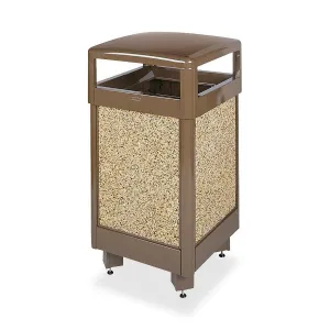 Rubbermaid Commercial United Hinged-Top Receptacles