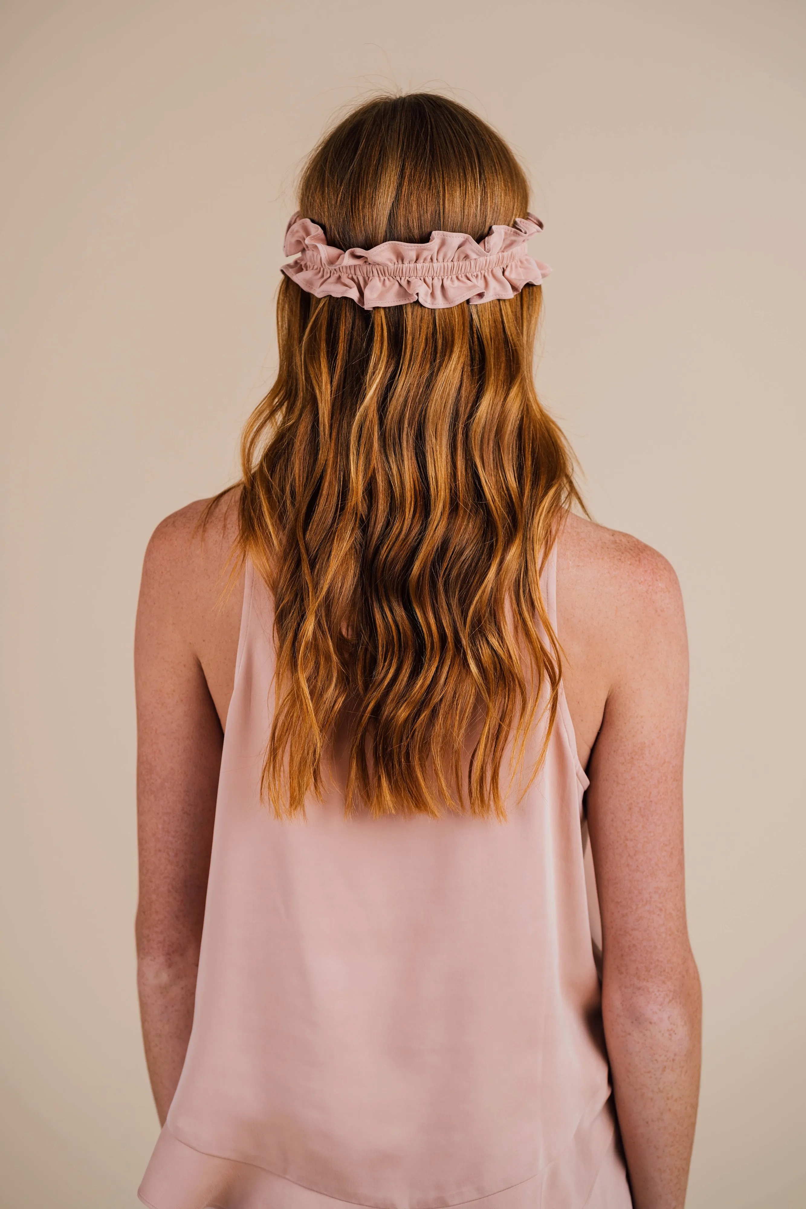 Ruffle Sleep Mask Set - Dusty Sunrise