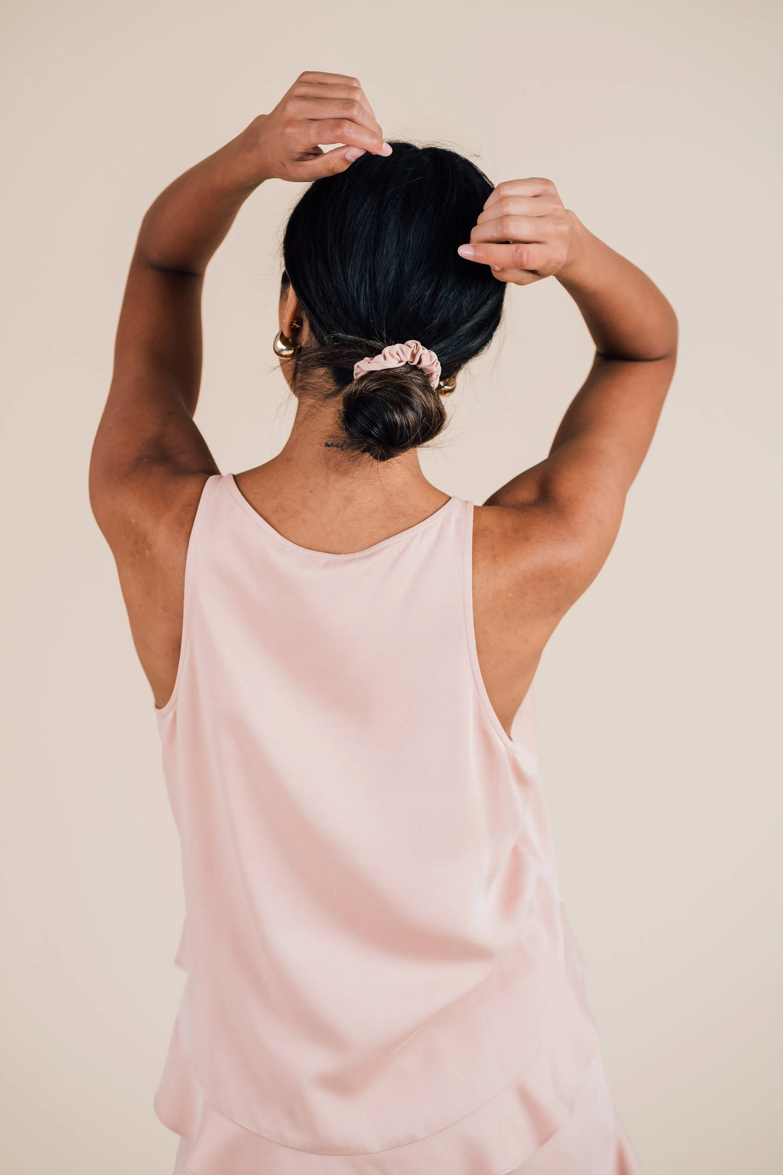 Ruffle Sleep Mask Set - Dusty Sunrise