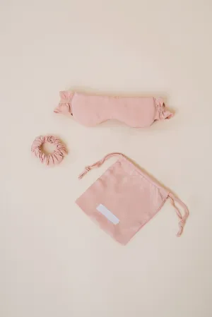 Ruffle Sleep Mask Set - Dusty Sunrise