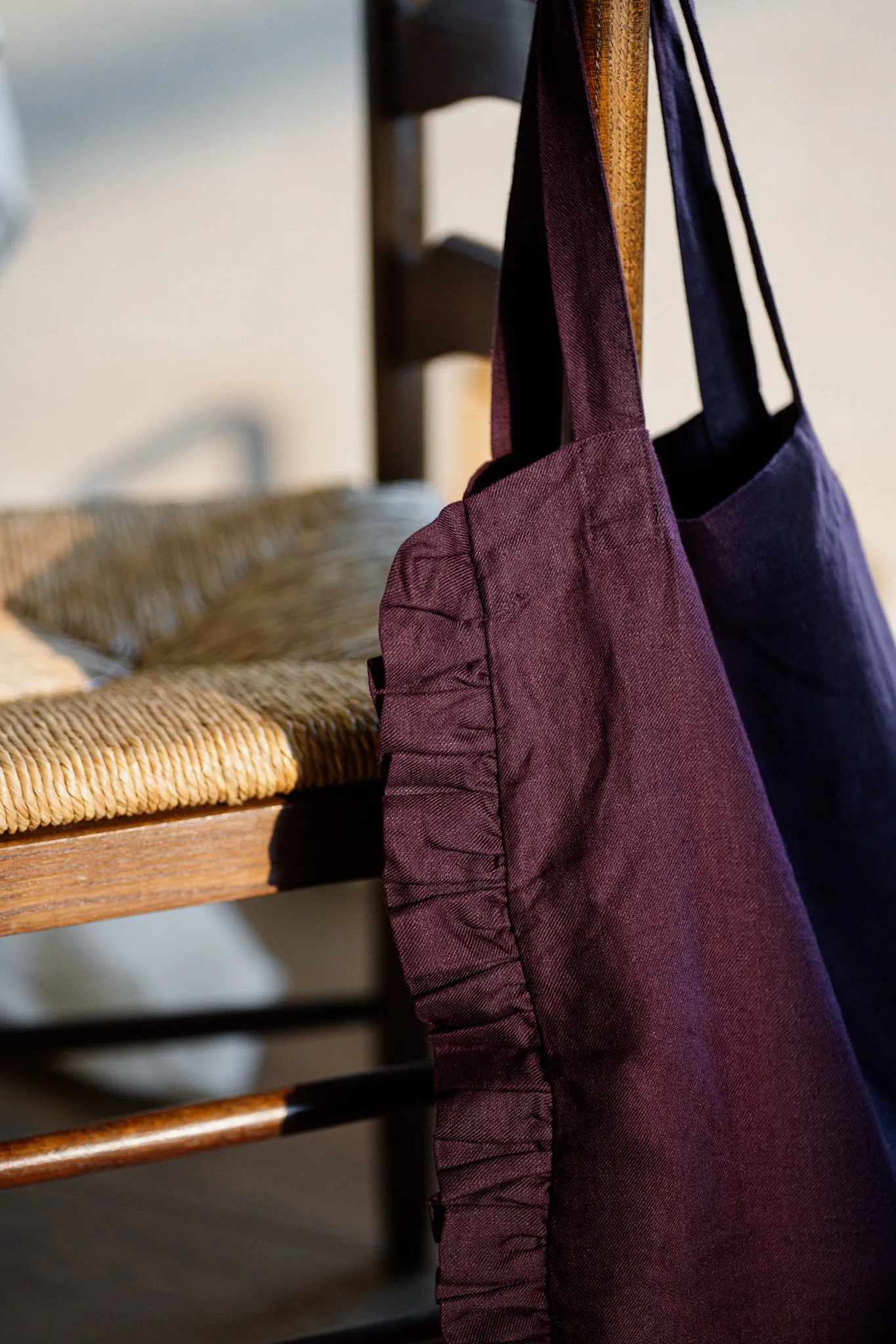 Ruffle Tote Bag