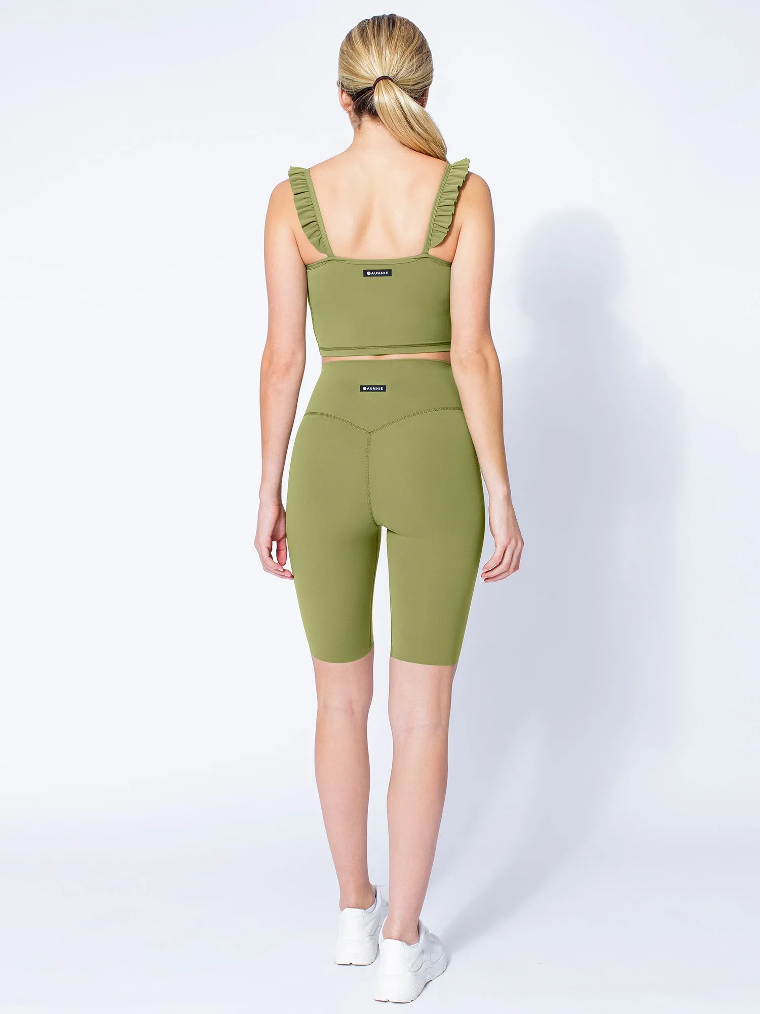RUFFLED SIMPLICITY TANK, MUSTARD
