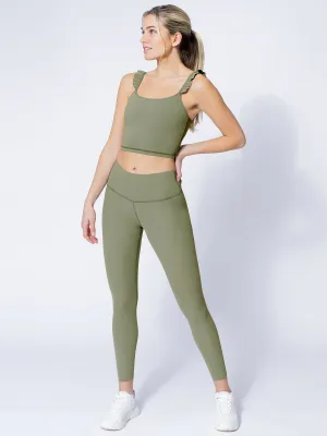 RUFFLED SIMPLICITY TANK, SAGE