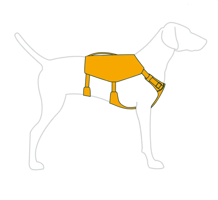 Ruffwear Switchbak Harness Blue Moon