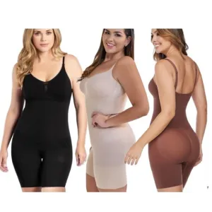S-3XL Sculpting Bra Full Body Bodysuit Tummy Compression Seamless Shaper Faja