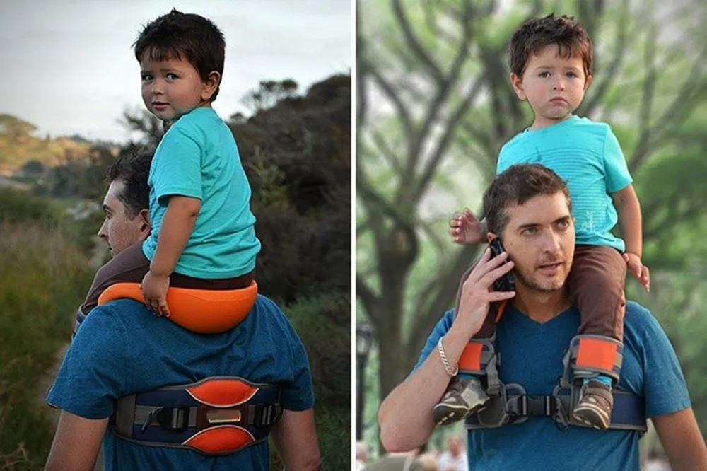 SaddleBaby™ - Hands Free Shoulder Carrier