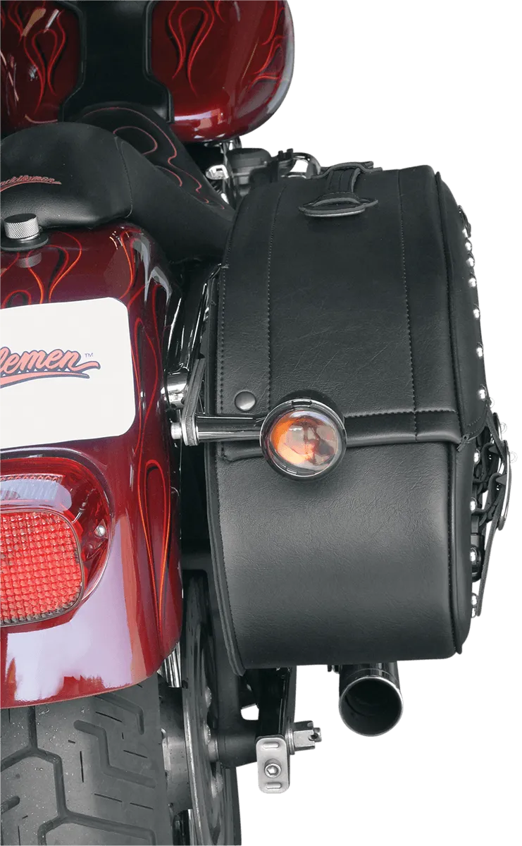 Saddlemen 3501-0233 Rigid-Mount Quick-Detach Slant Saddlebag - Desperado
