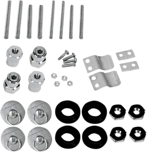 Saddlemen 3501-0340 S4 Saddlebag Docking Post and Fastener Kit