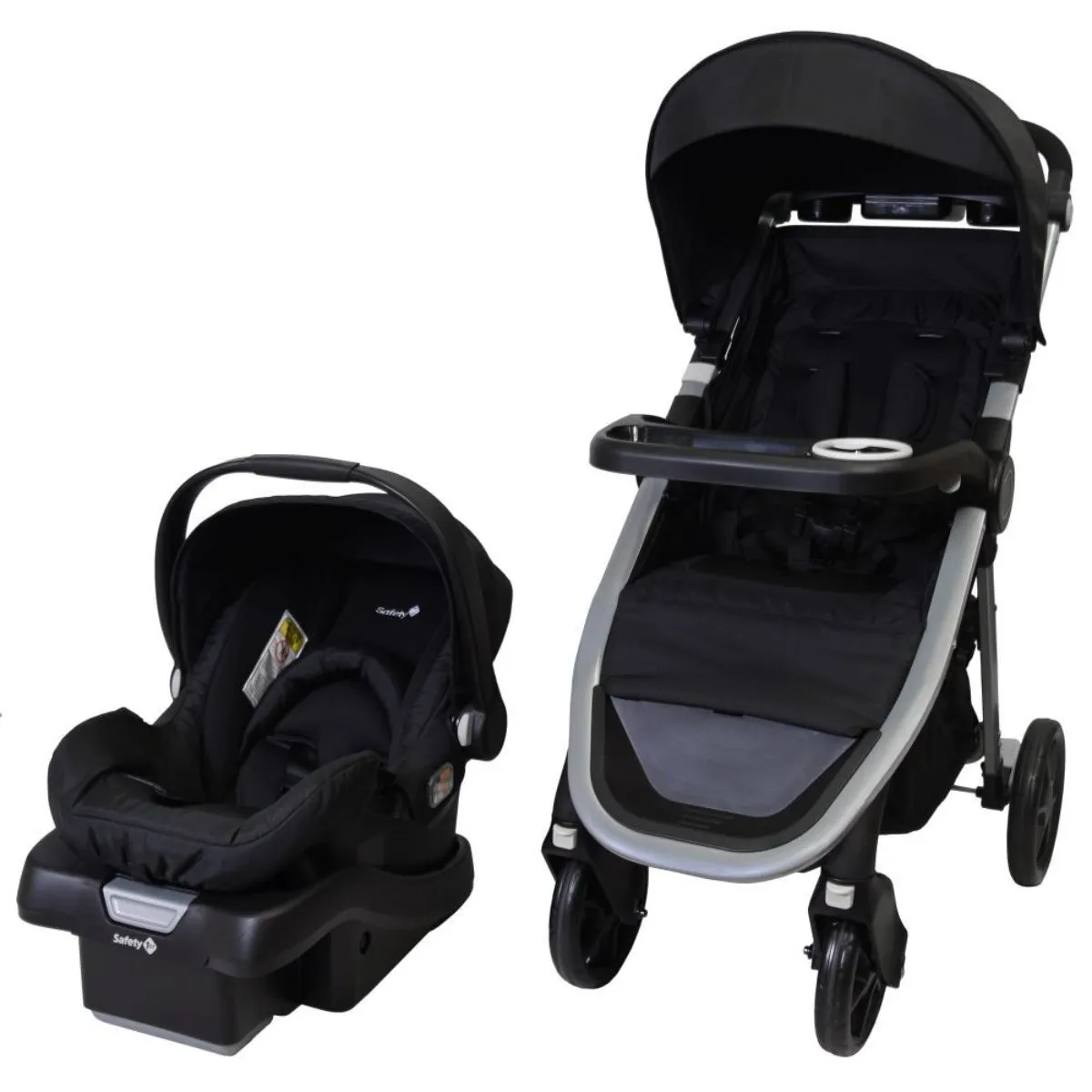 Safety 1st Agility 4 Stryde Travel System - Carbon Black
