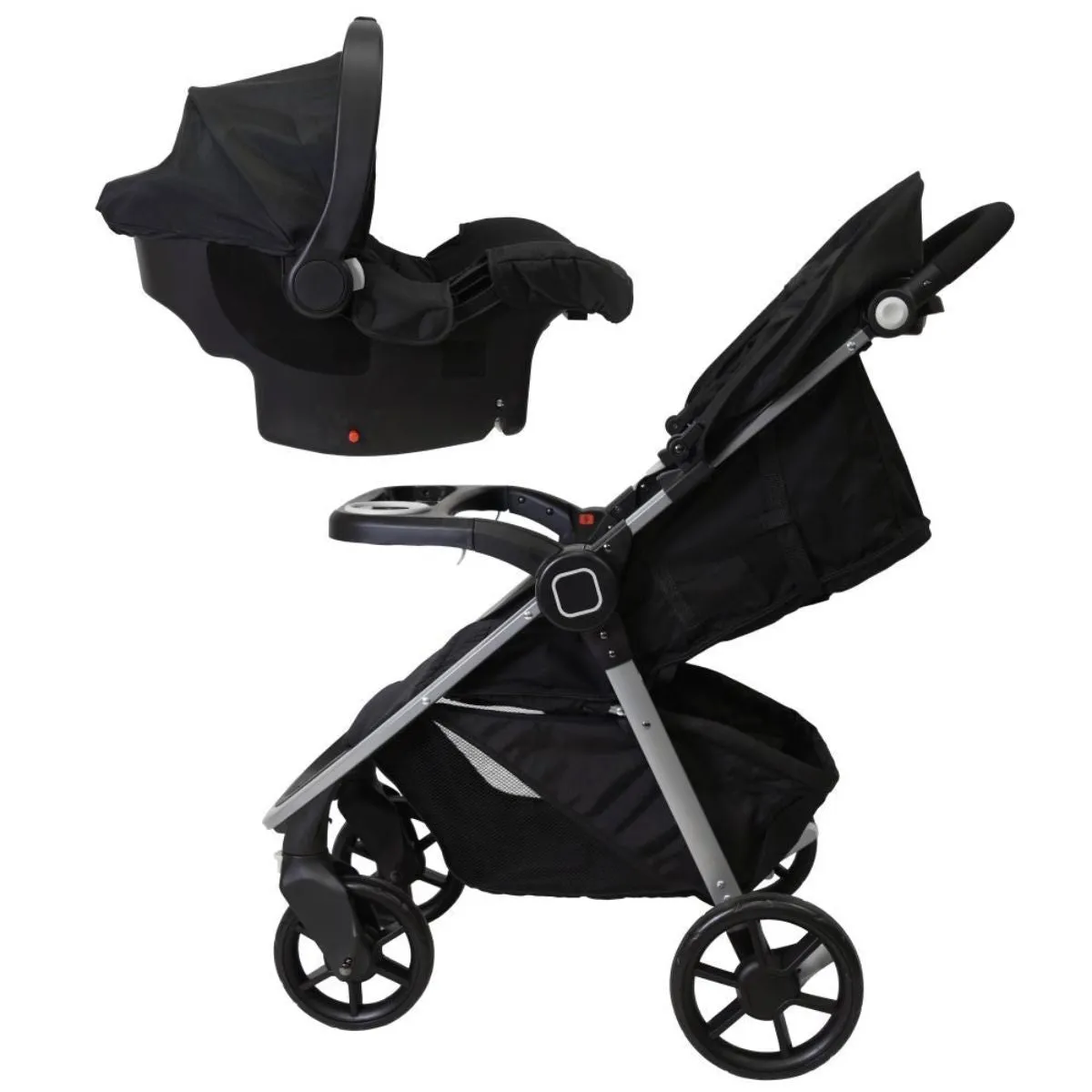Safety 1st Agility 4 Stryde Travel System - Carbon Black