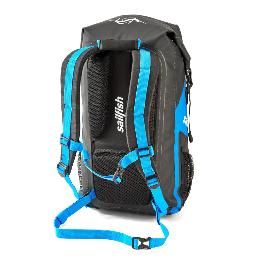 Sailfish Waterproof Backpack Barcelona, 36 l, Rucksack, blau/schwarz
