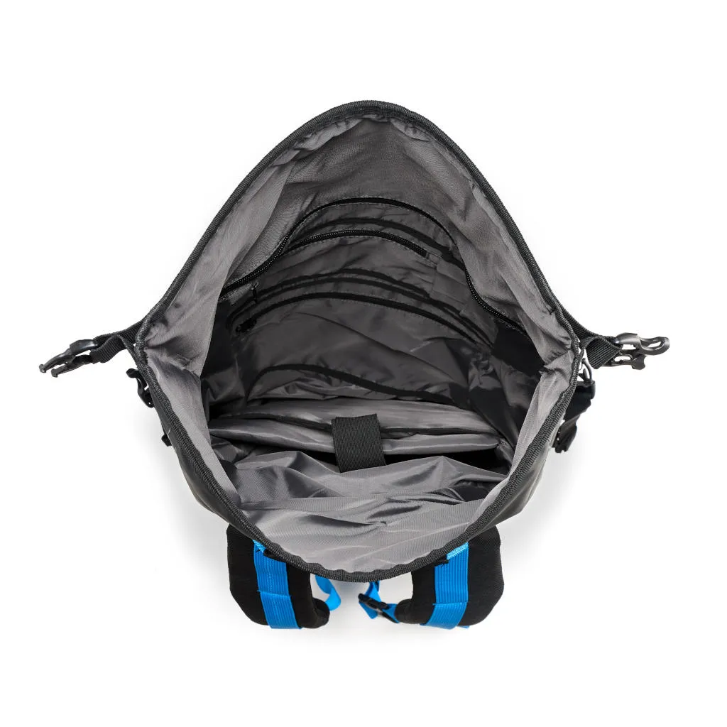 Sailfish Waterproof Backpack Barcelona, 36 l, Rucksack, blau/schwarz