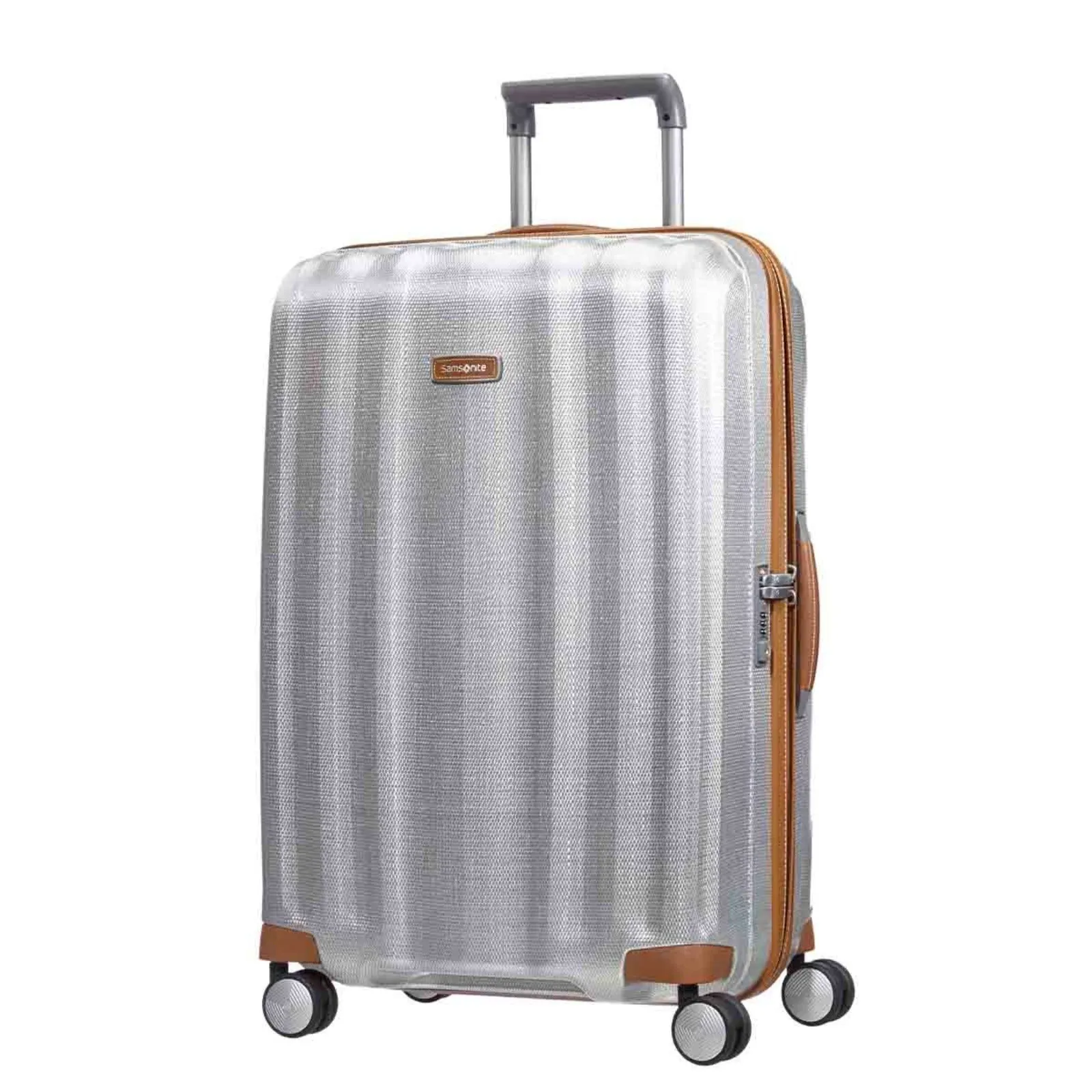 Samsonite Lite-Cube Deluxe 76cm Suitcase Aluminium