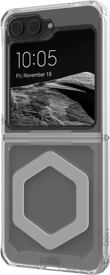 Samsung Galaxy Z Flip6 UAG Plyo Pro Case w/MagSafe - Ice/Silver