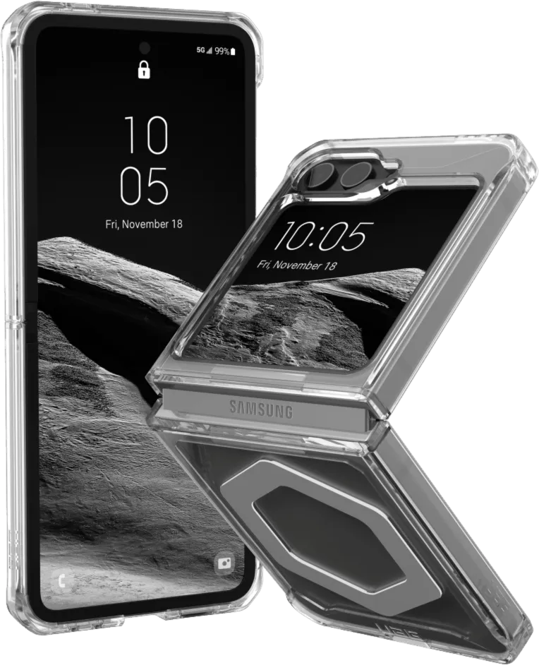 Samsung Galaxy Z Flip6 UAG Plyo Pro Case w/MagSafe - Ice/Silver