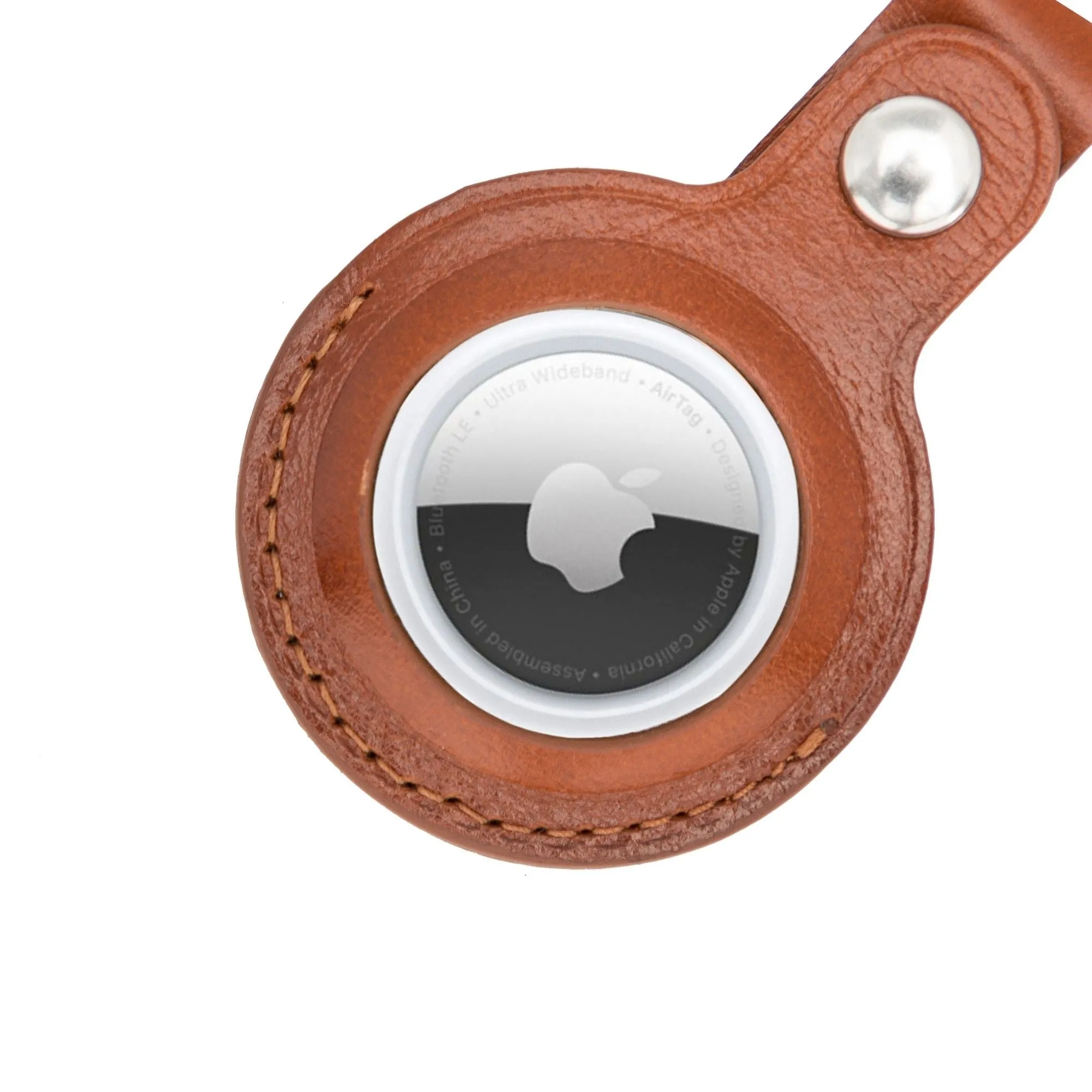 Saratoga Leather AirTag Holder